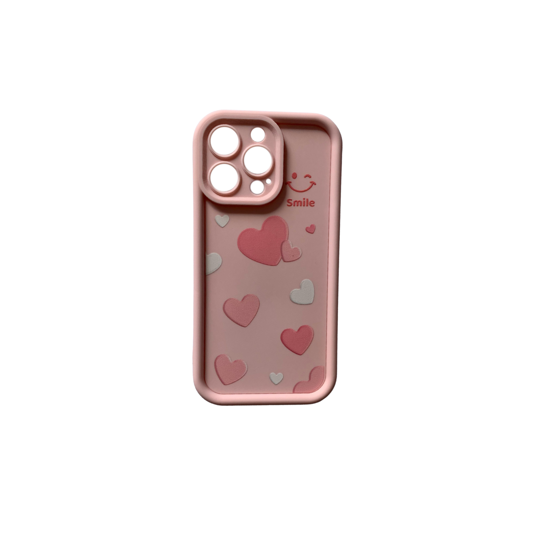 smile hearts iphone 13 pro case