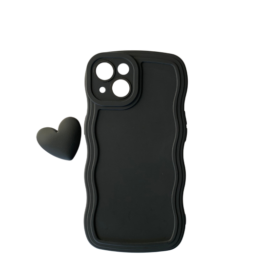 black heart iphone 13 case